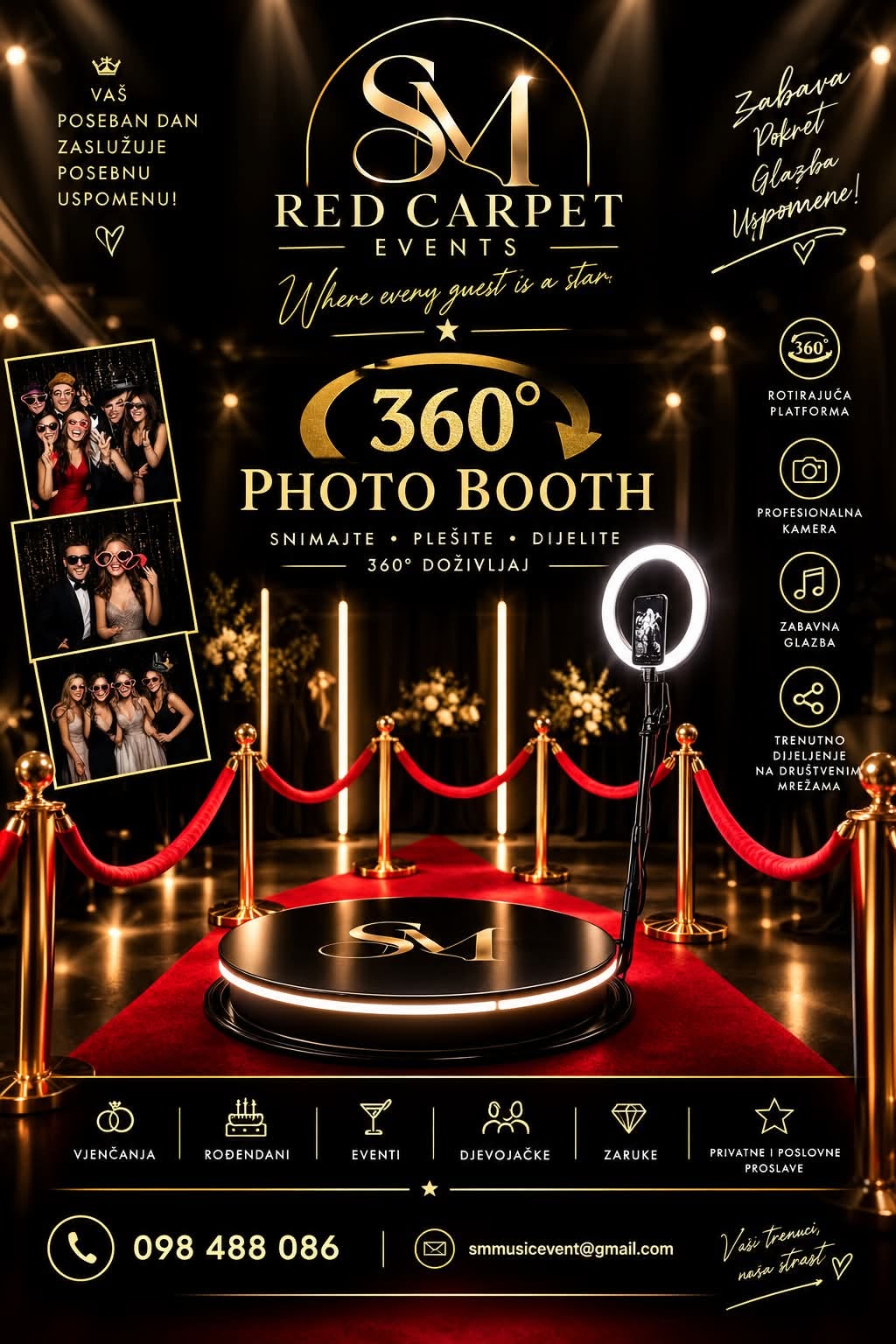 360 Photo Booth Setup